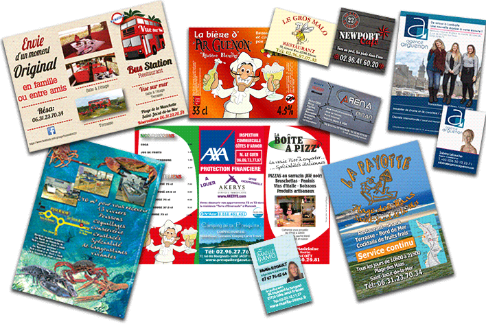 Cartes de visites et Flyers